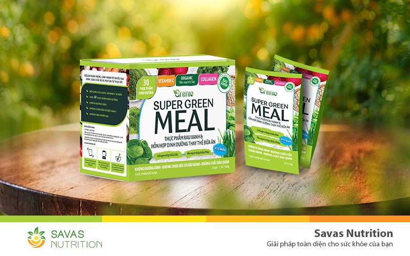Nạp thêm dưỡng chất bằng Grenio Super Green Meal
