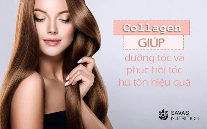 Tóc cũng cần được cung cấp collagen.