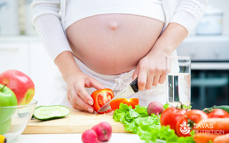 Chế độ ăn trước, sau sinh cân bằng để giảm mỡ bụng